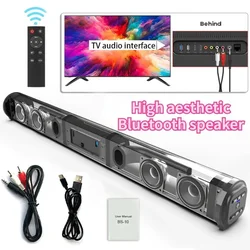 Super potente soundbar altoparlante Bluetooth Wireless portatile Surround Stereo Home TV Sound Box Subwoofer Radio FM Home Theater