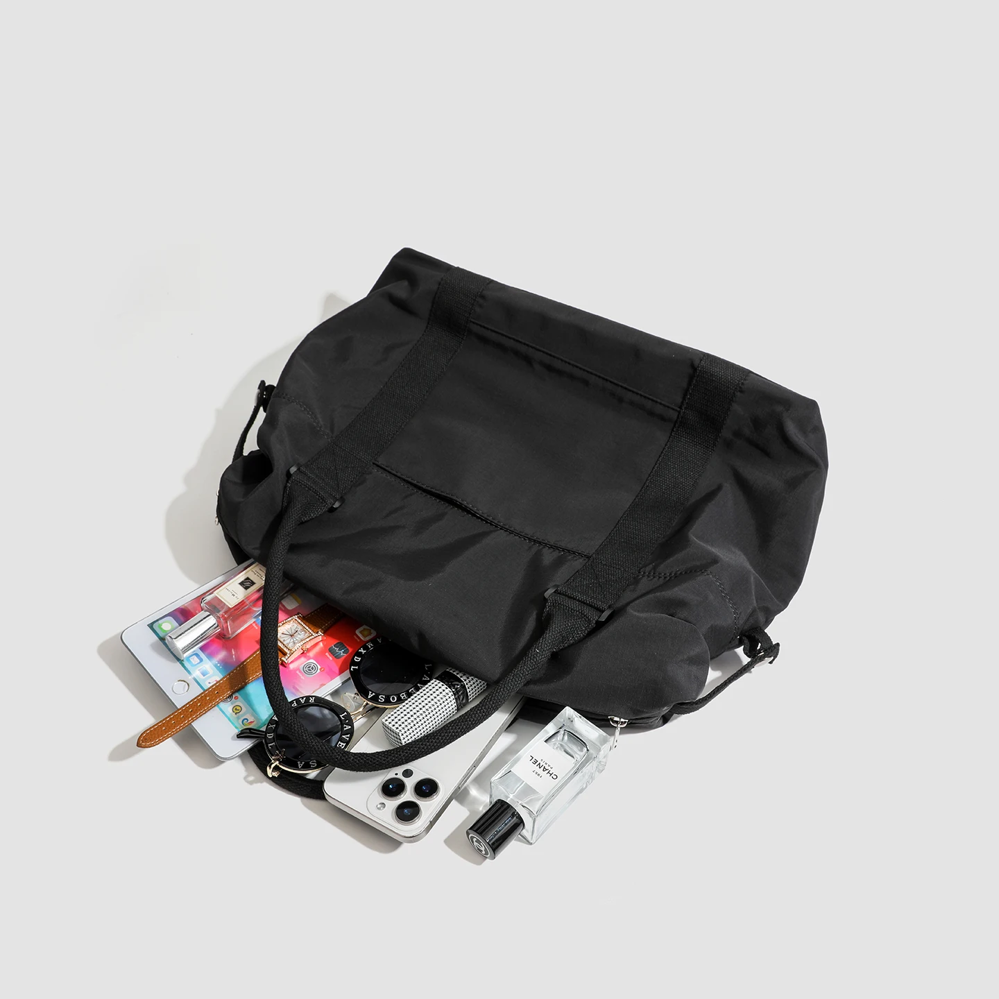 حقيبة رياضية للسفر مقاومة للماء من النايلون ذات سعة كبيرة للنساء، متعددة الوظائف، حقيبة لياقة بدنية كاجوال رطبة وجافة، حقيبة يوجا محمولة #5