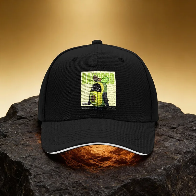 Cool Avocado Robot Hat, Unisex Printed Baseball Cap Sandwich Brim Sports Cap, Suitable for Daily Commuting and Travel - An Excel