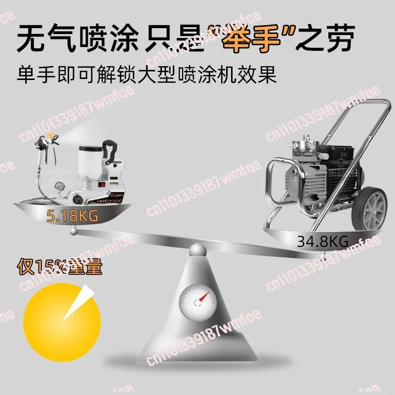 

Small sprayer portable multifunctional lithium battery integrated latex paint paint high pressure