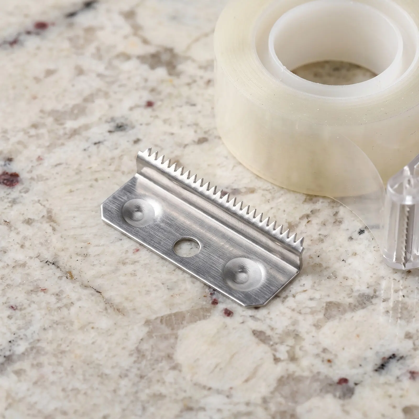 10 Pcs Tape Cutting Blade Refills for Dispenser Desktop Replacement Insert Blades