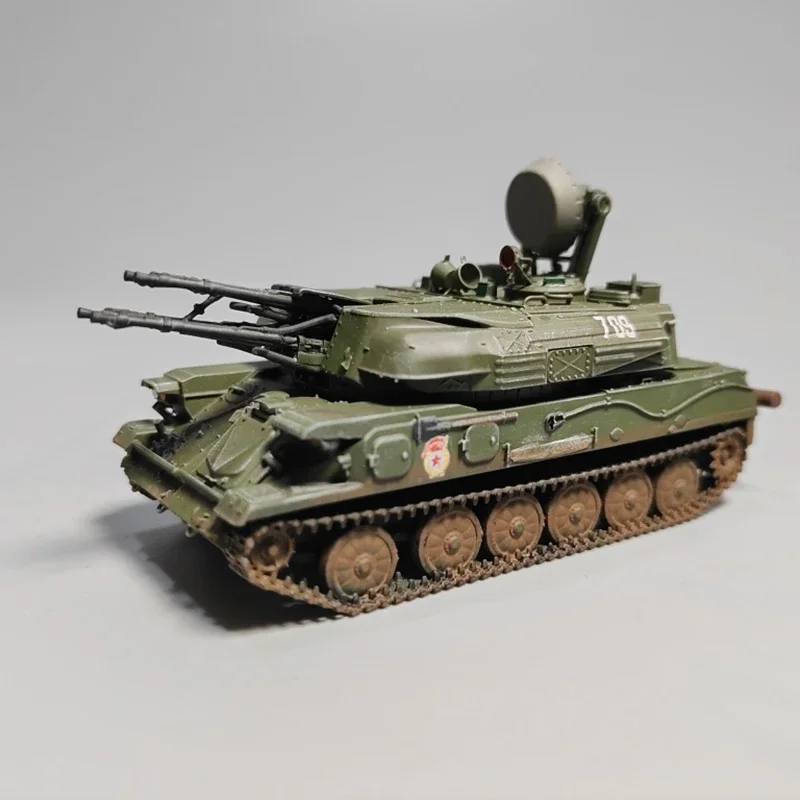 1:72 Scale Resin Soviet Army ZSU234 Toy Tank Model Militarized Combat Track Type Classic Nostalgia Adult Souvenir Gift Display