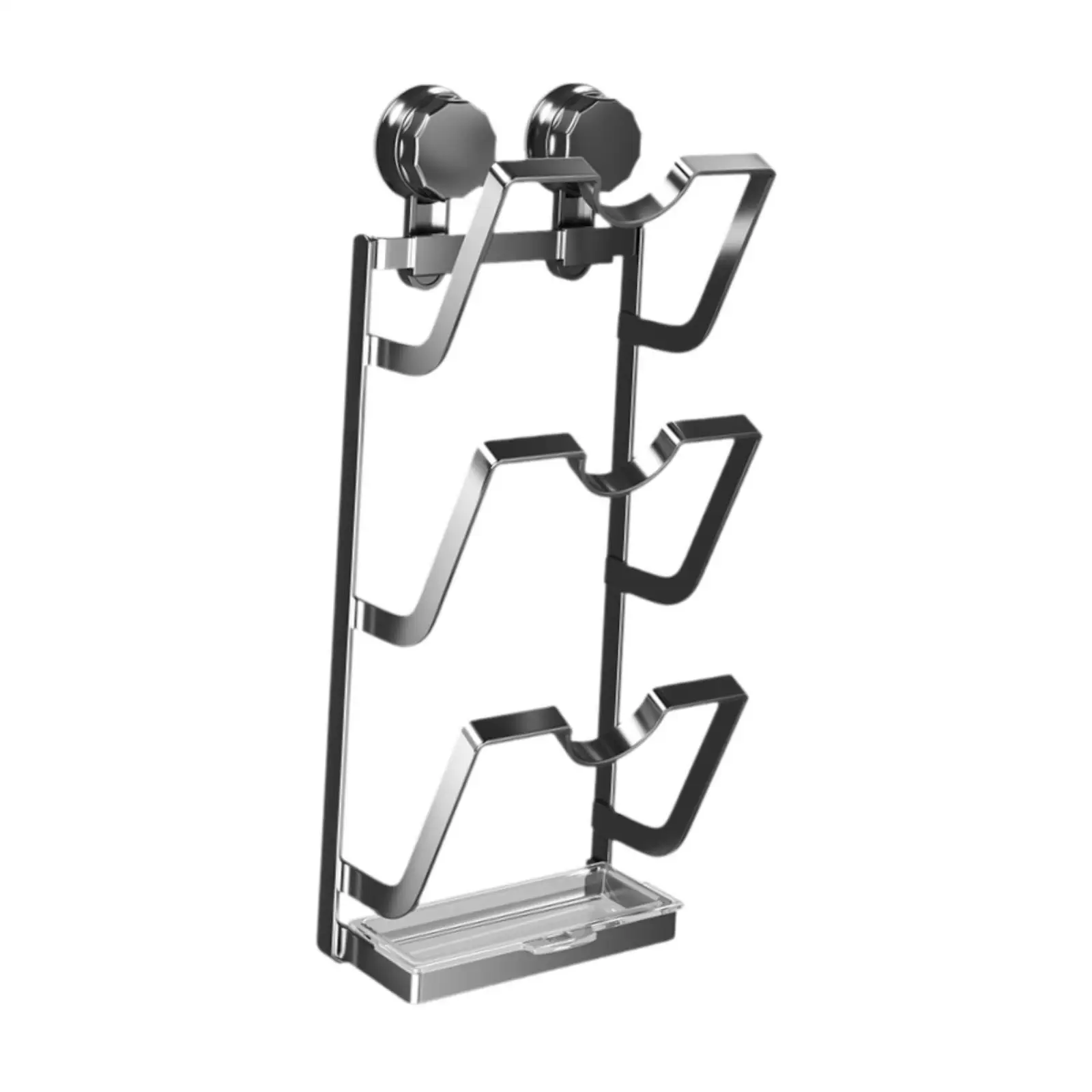 

Органайзер для крышек кастрюль, многоуровневая подставка для хранения крышек, нержавеющая, с дренажем