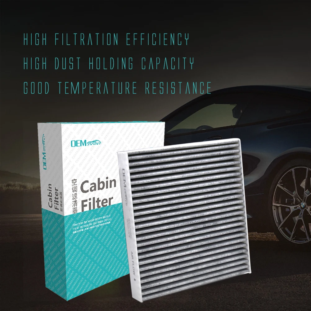 For Infiniti FX35 FX45 G35 Mitsubishi Lancer Outlander Sport RVR ASX Activated Carbon Pollen Cabin Air AC Filter Car Accessories