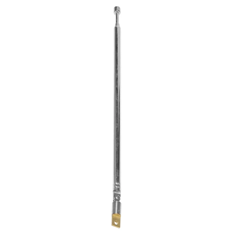 FULL-20X Replacement 60Cm 4 Sections Telescopic Antenna Aerial For Radio TV