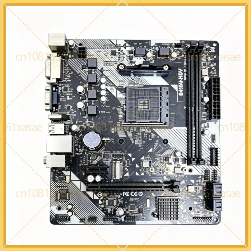 Used ASRock B450M-HDV R4.0 AM4 mATX Motherboard B450 DDR4 M.2 HDMI Support AMD Ryzen 1/2/3 Gen CPU view 2