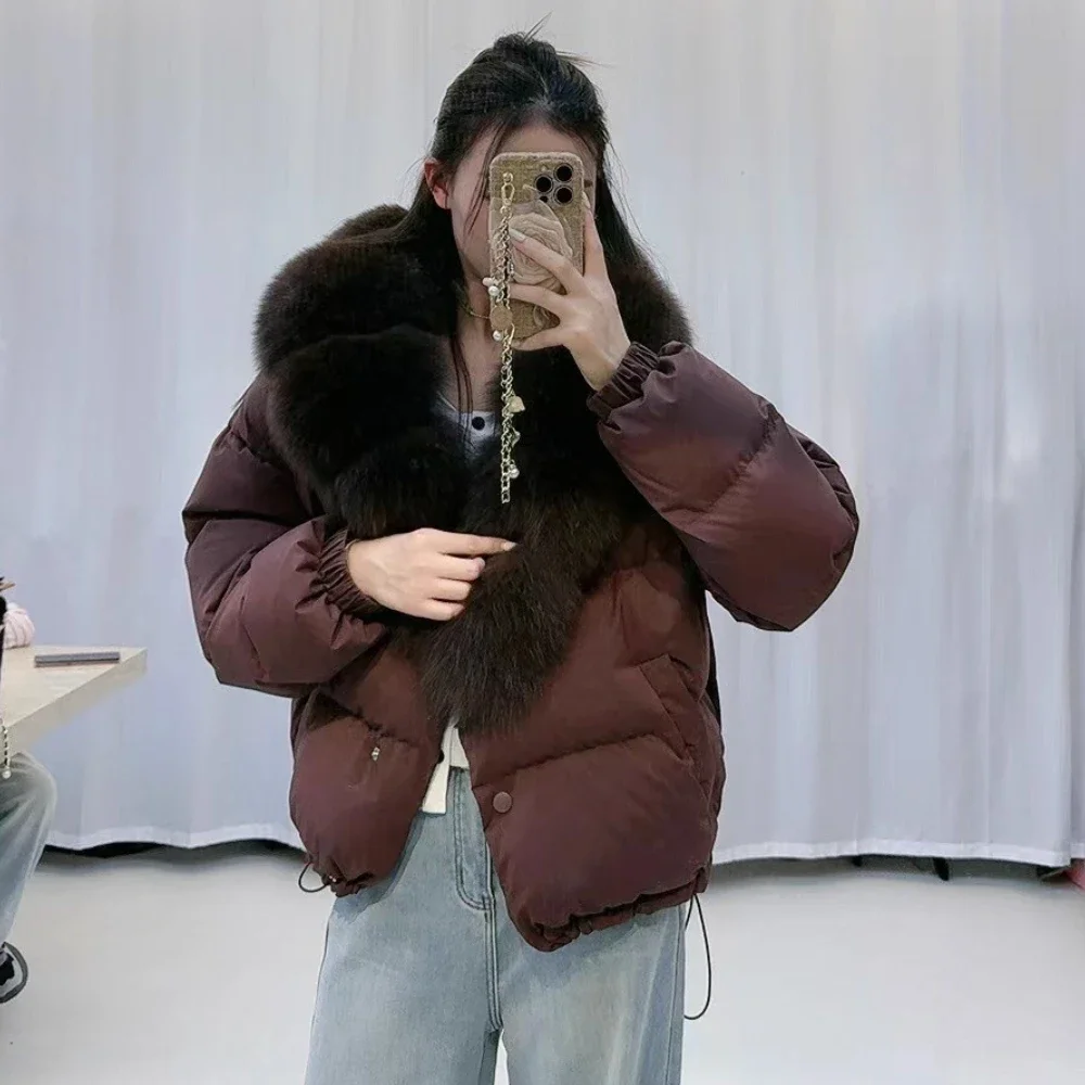 

Elegant Women's Down Jacket New Outerwear Women's Clothing Trend 2025 Warm Lightweight Padded Women Premium Puffer Jacket Woman