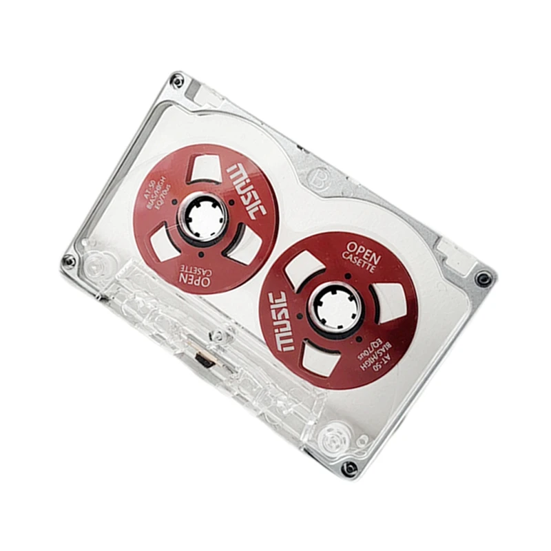 Hot Sale-50 Minute Retro Blank Tape Disk Double-Sided Metal Small Open Disk Blank Cassette Tape Tape Disk