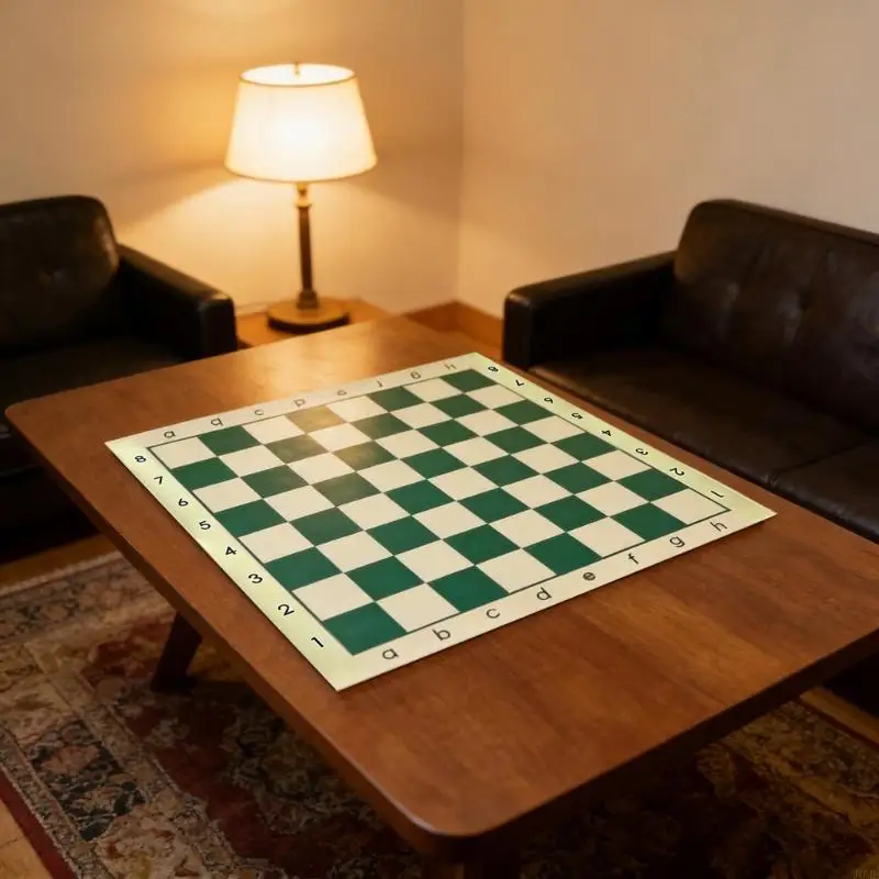 Portable PU Chesses Board Enduring Soft Rollable Chessboard Light Weight Tournament Chesses Mat for Educational Game JOME