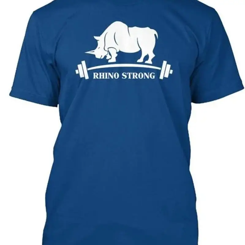 Rhino Strong Powerlifting Size Premium T shirt M 2XL