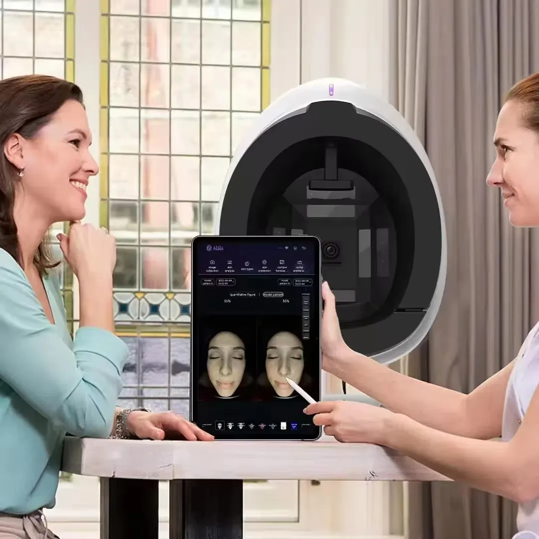 

AISIA Q1 3D AI-анализатор кожи лица: диагностика проблем кожи, 8-спектральный профессиональный анализ, оборудование для салонов красоты