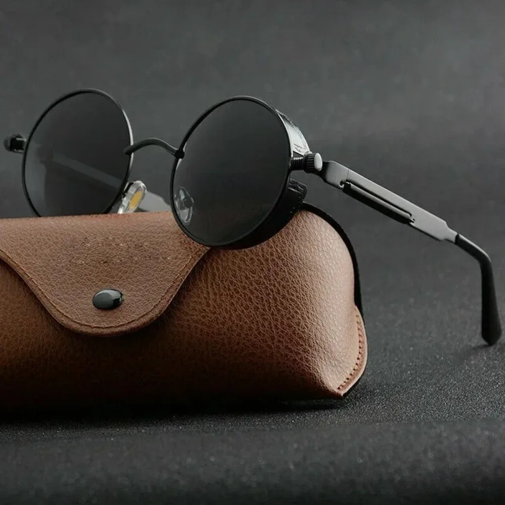 Okulary Nowa Moda Okrągłe Okulary Przeciwsłoneczne Europa i Stany Zjednoczone Retro Okulary Trend Męskie i Damskie Modele Okulary Przeciwsłoneczne