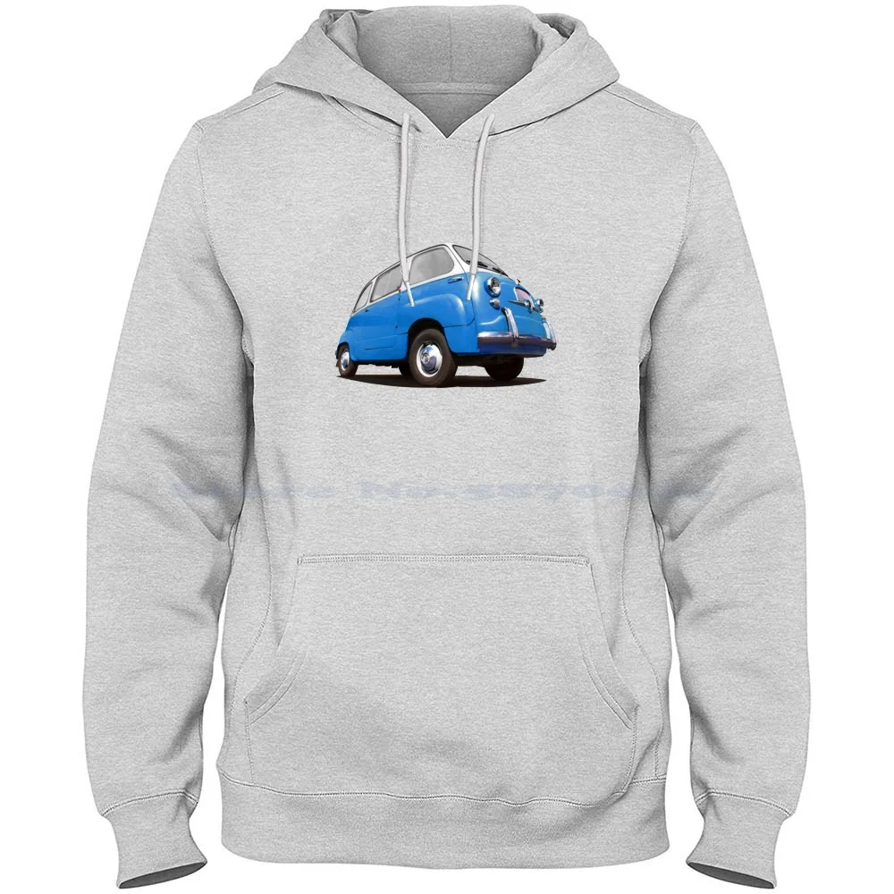 Sudadera con capucha de algodón puro 600, camisa azul Multipla 100%, de Eddie y Alex, Alex y Eddie Alex