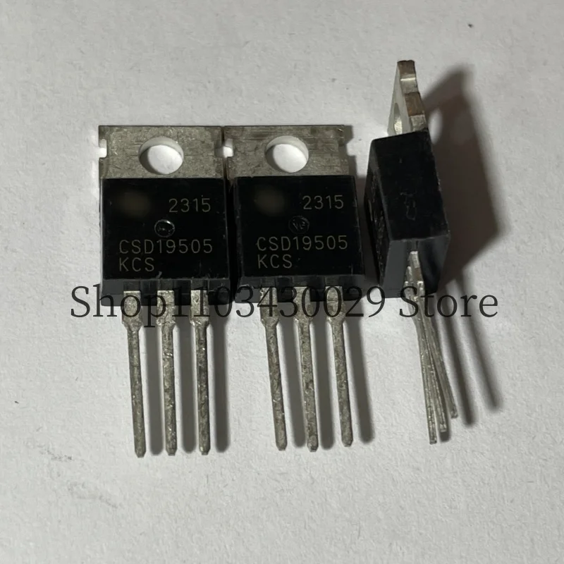 10Pcs New & Original CSD19505KCS CSD19505 TO-220 150A 80V Power MOSFET Transistor