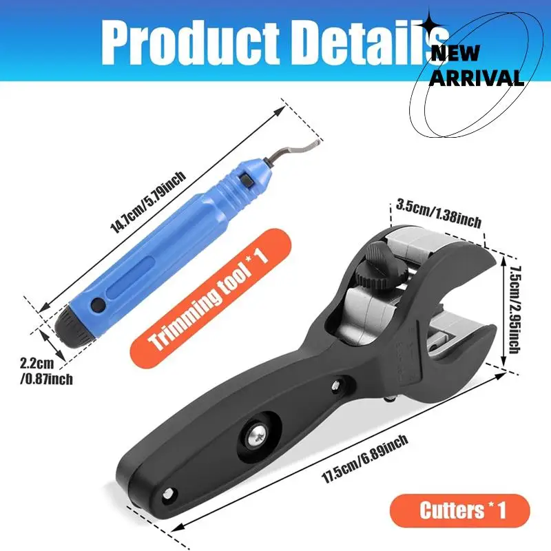 A15F-Ratcheting Tubing Cutter Ratcheting Pvc Cutter For Cutting Pvc, Ppr, And Plastic Hoses, Ratcheting Tube Cutter (1/4" To 7/8