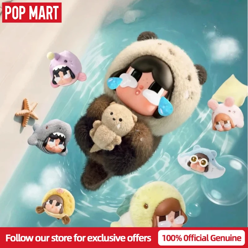 

Genuine New Arrival POP MART CRYBABY Sea Of Tears Series Vinyl Plush Bag Charm Blind Box Cute Figure Collectible Toy Gift