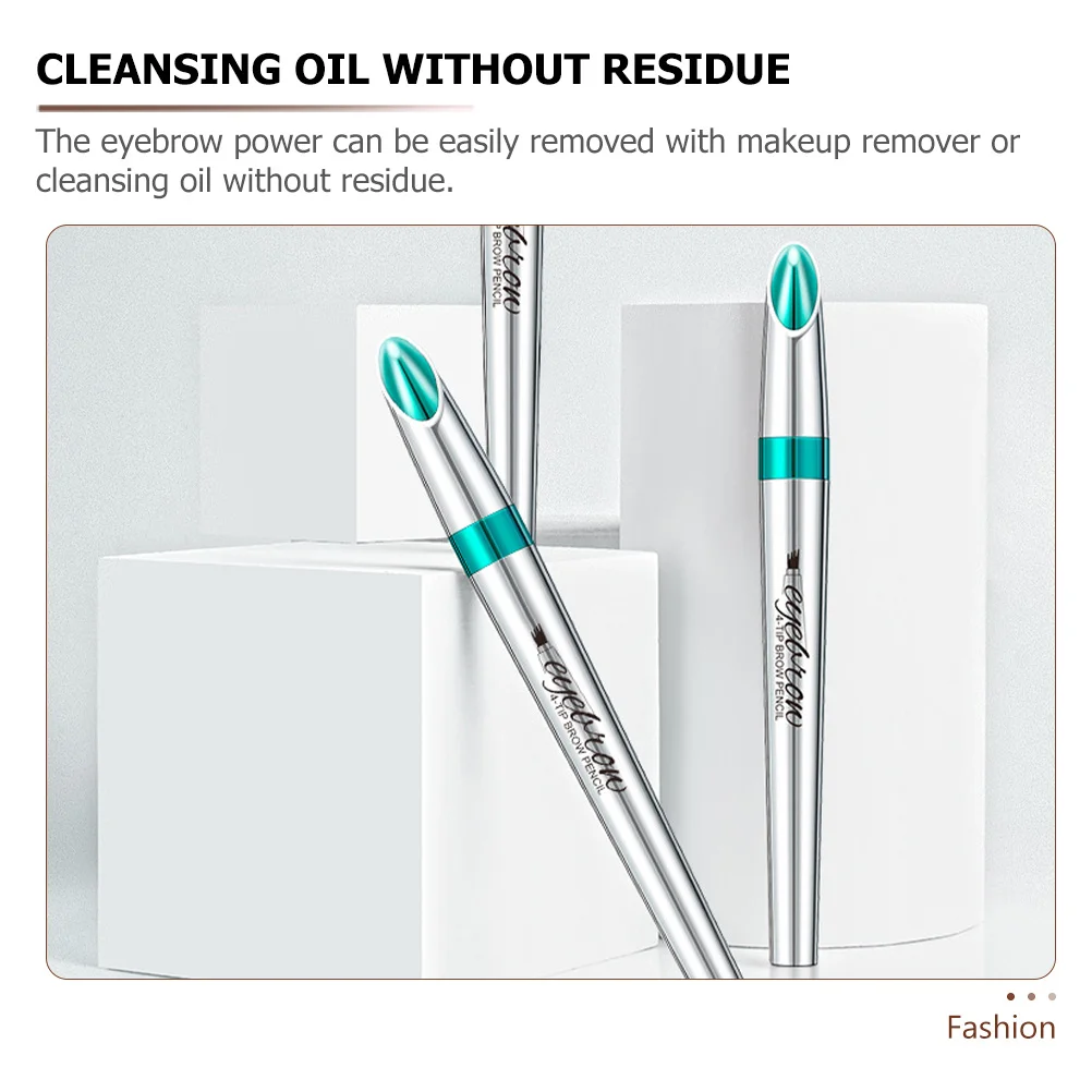 Lápiz de cejas resistente al agua, lápiz líquido para cejas, marrón oscuro, larga duración, a prueba de manchas, resistente al sudor, herramienta de maquillaje para cejas