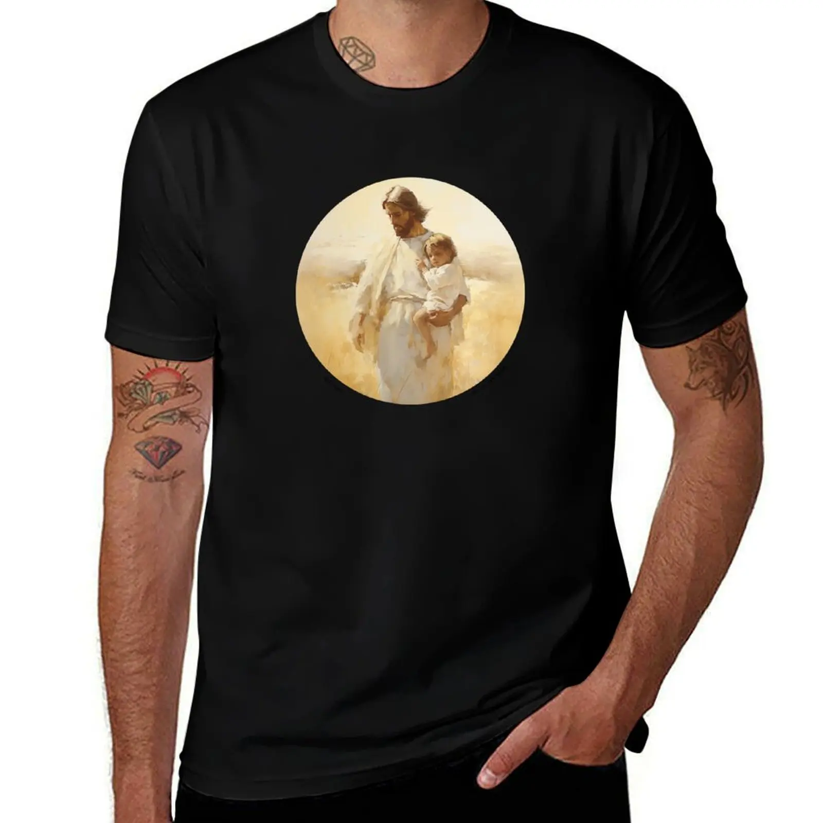 

Jesus T Shirt, Bible, New Testament, Christian, Faith, Religious T Shirt T-Shirt tops cotton graphic tees cotton t shirt men