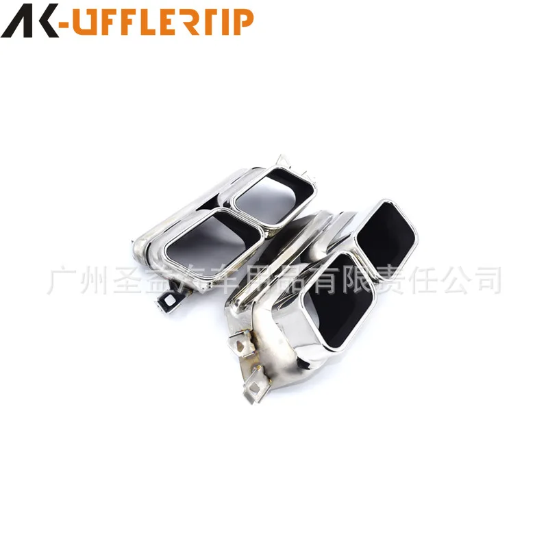 Suitable for BMW 730Li740Li modified and upgraded 760Li exhaust pipe, rear lip, tail and nozzle four square tail throat