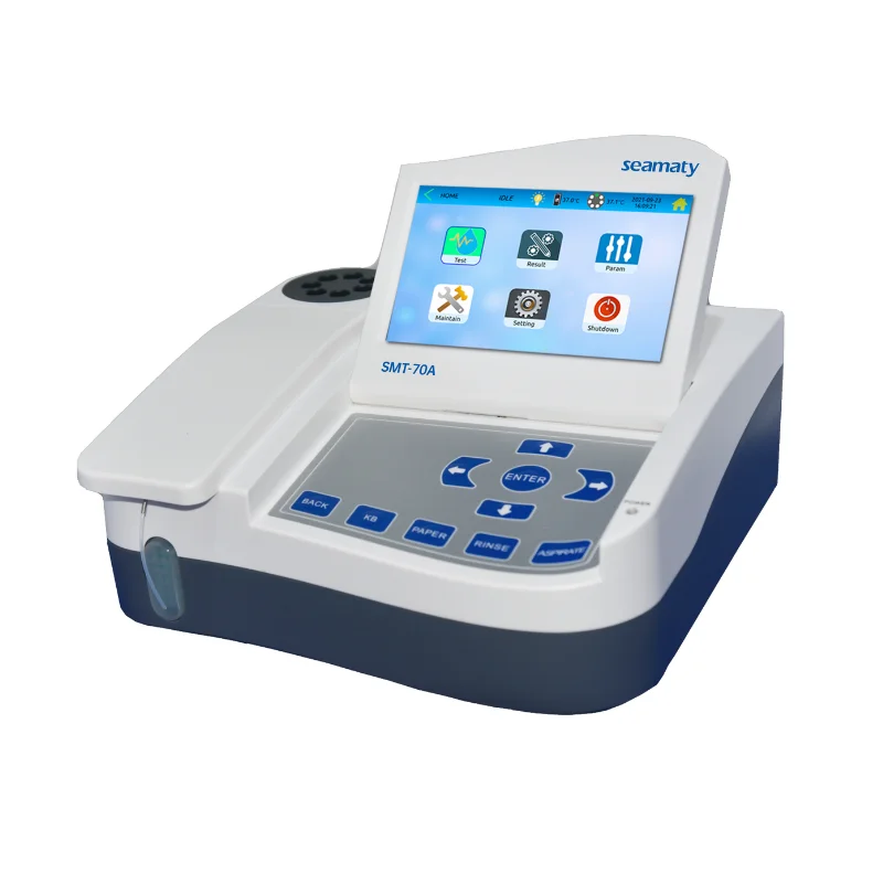 Seamaty SMT-70A Medical  Testing Equipment Semi-auto Chemistry Machine Biochemistry Analyzer