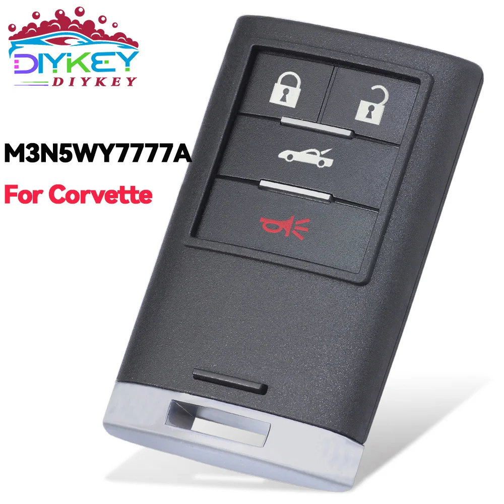 DIYKEY M3N5WY7777A 315MHz For Chevrolet Corvette 2005 2006 2007 2008 2009 2010 2011 2012 2013 Remote Key Fob 25926479 25926480