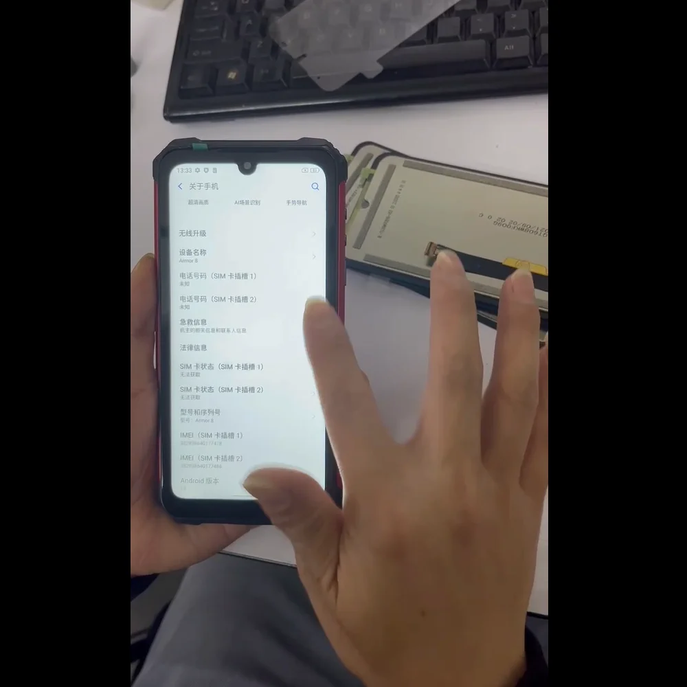 For UleFone Armor 21 22 Armor 23 26 Ultra Armor 30 34 Pro LCD Display+Touch Screen Digitizer Assembly Armor 24 Armor 27 Pro 27T