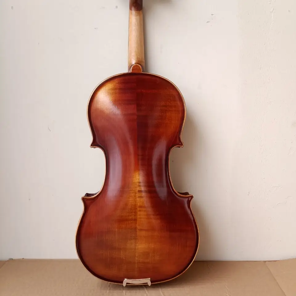 

JINYIN JYVL-Y400b 4/4 size Violin European materials natural tiger patterned maple handmade violin, spruce wood top panel