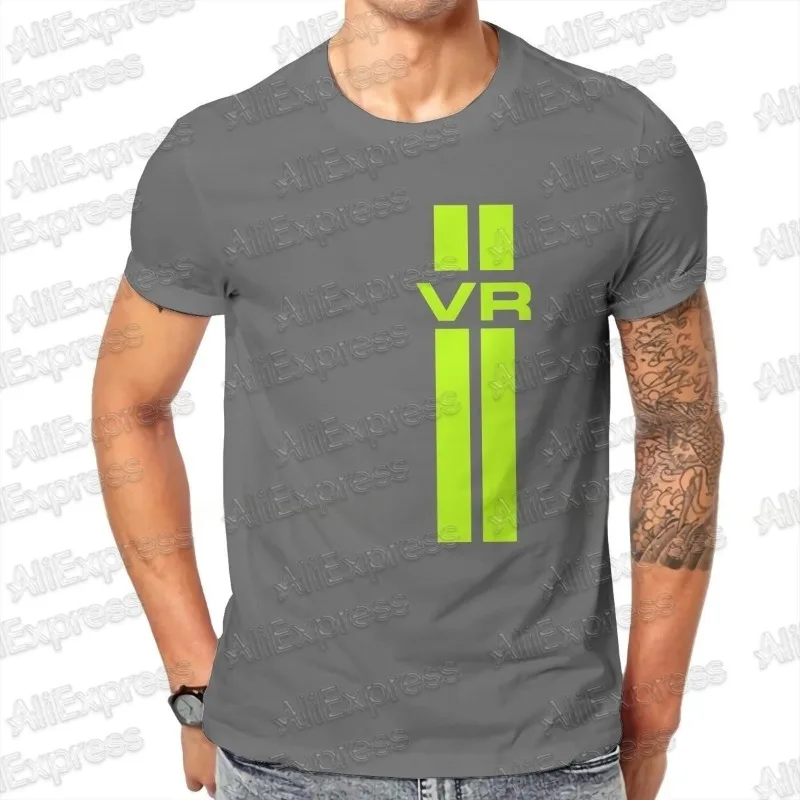 

2026 Youth Summer Moto Gp Rossi Vr T-Shirt Classic Pattern Breathable Loose Fit Leisure Sports round Neck Fast Dry Outdoor Top