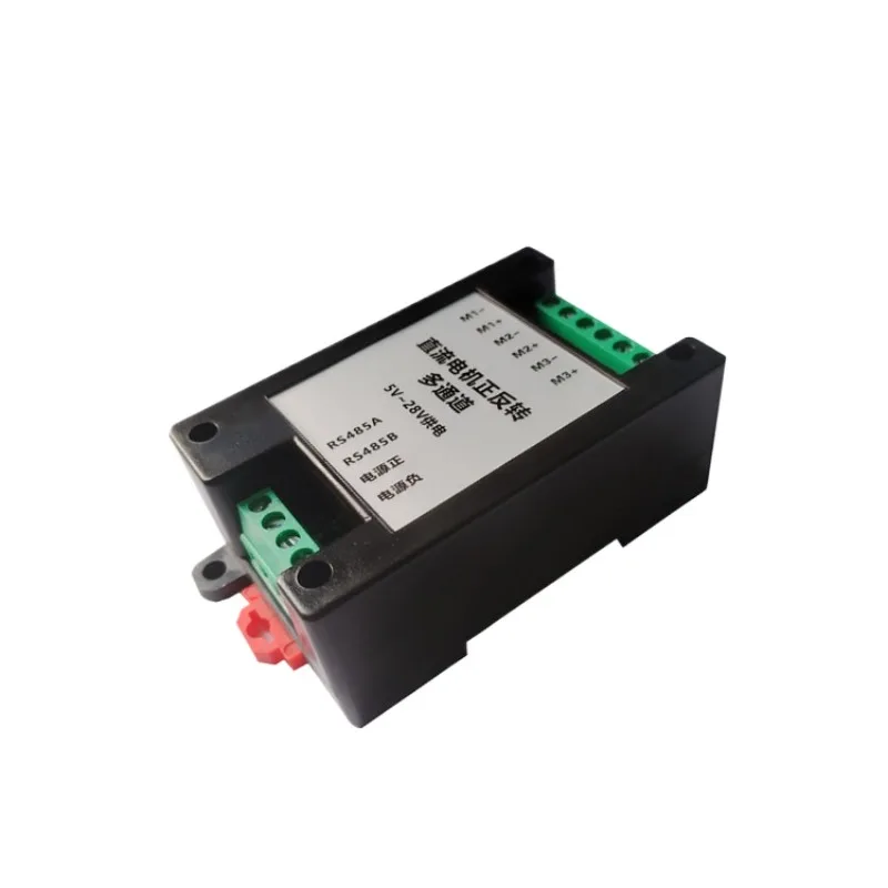 RS485 Serial DC Motor Driver Controller Multi-channel Brushed Motor Forward Reverse Overload Protection Speed Regulator