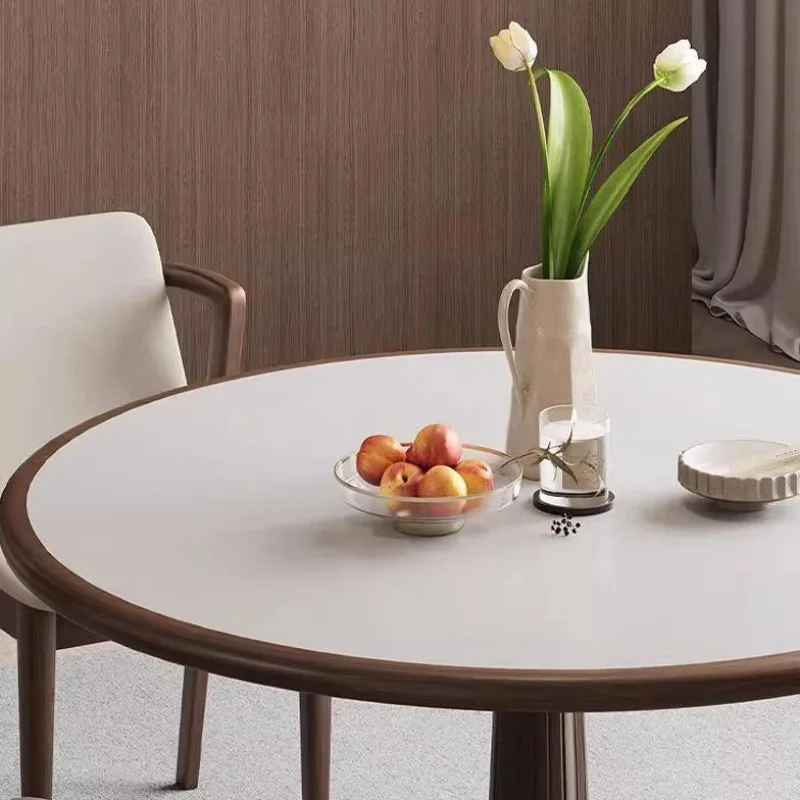 Nordic rock slab dining table, small household built-in import