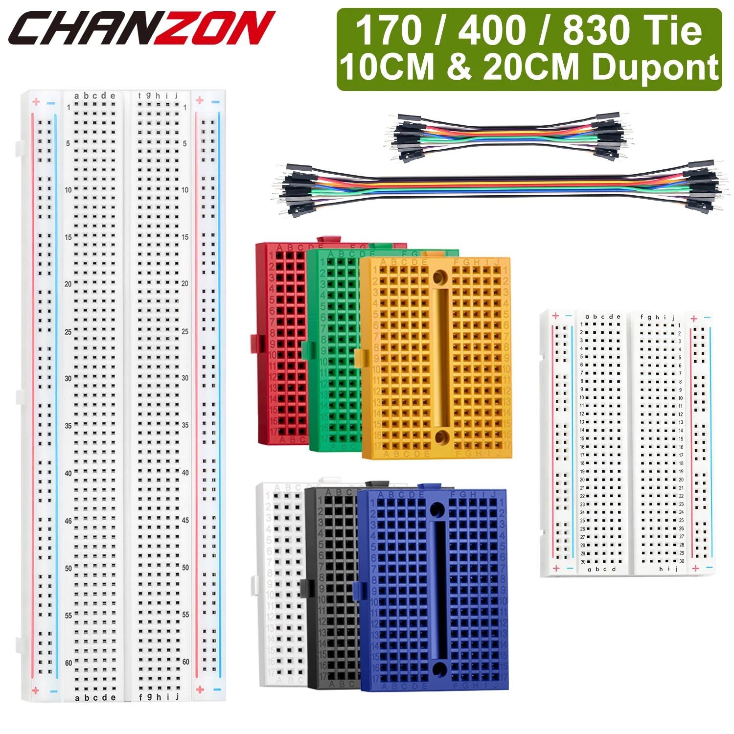 Diy Electronics Raspberry Pi - Solderless Breadboard 830 400 170 Tie
