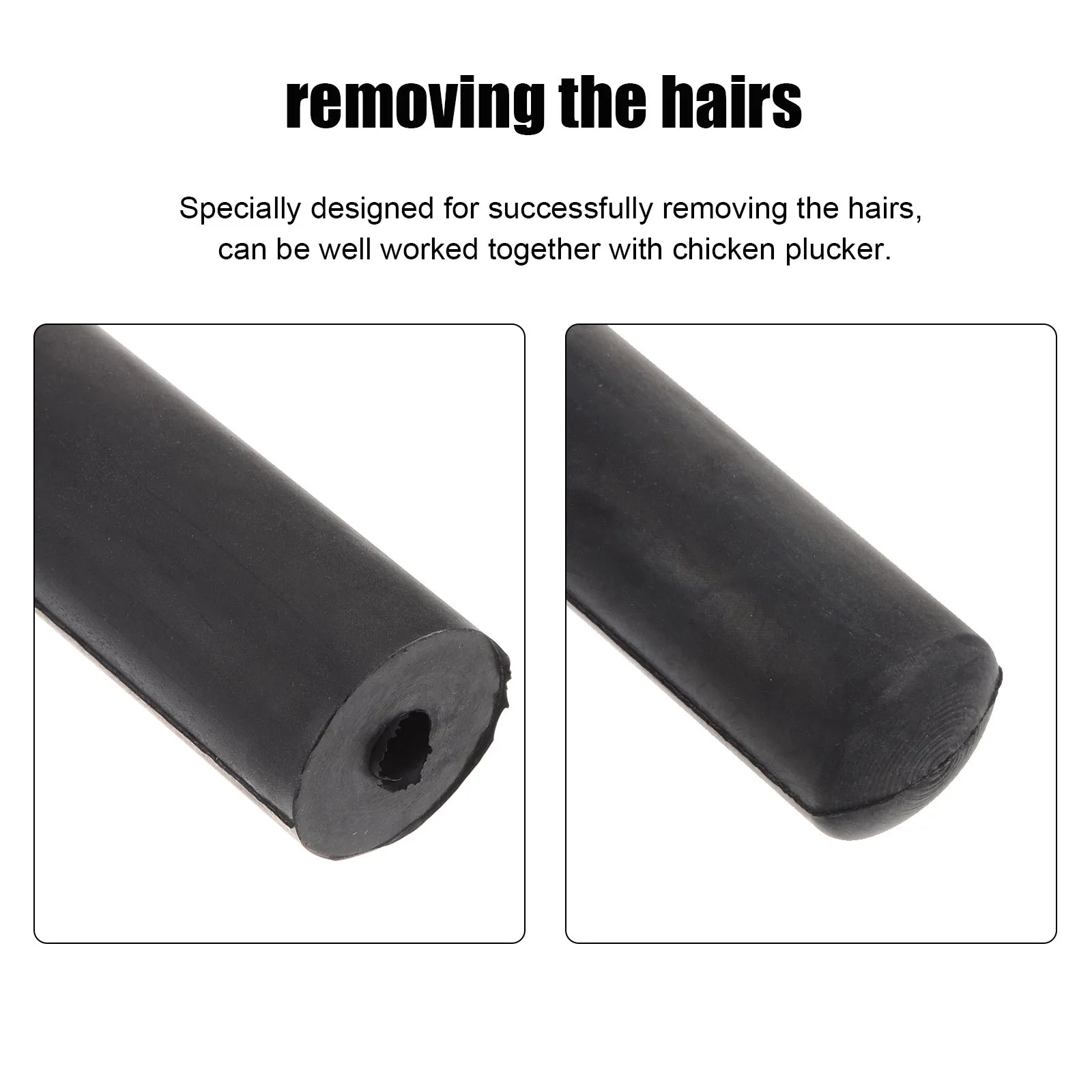 

Chicken Plucker Machine Accessory Poultry Depilation Stick Professional Plucking Fingers for Goose and Chickens