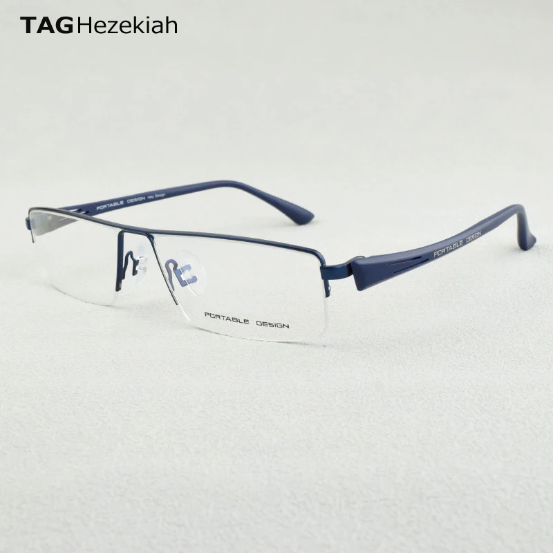 

P8157 Business Glasses Frames Men Eyewear Optical Prescription Glasses Frame Large Face Eyeglasses square Myopia Retro spectacle