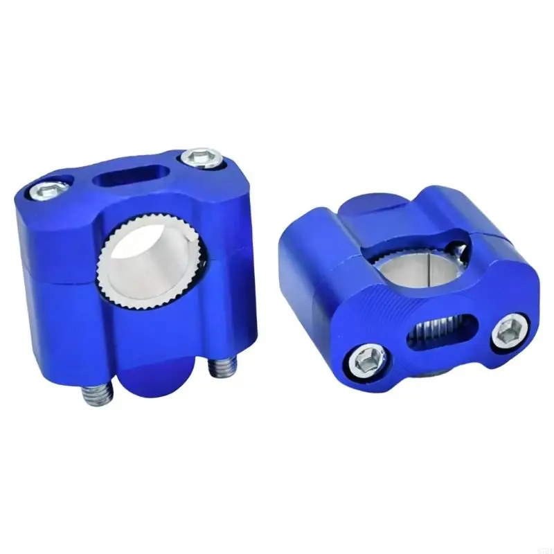 M76E Paar Motorrad-Lenkerklemmen aus bearbeitetem Aluminium, 7/8 Zoll bis 1-1/8 Zoll Stangenmontage mit 20 mm Hub für – Detail 9