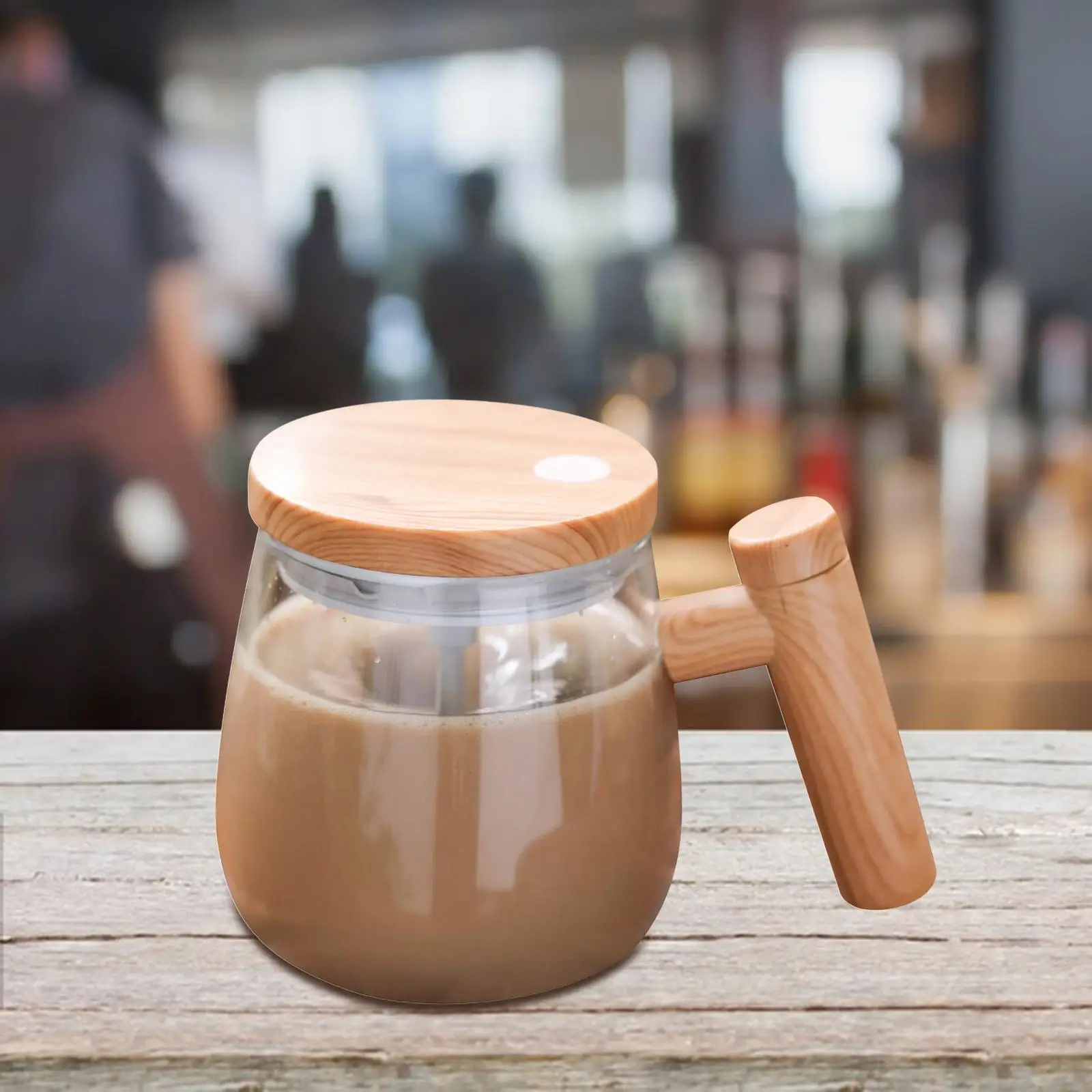 Auto Stirring Coffee Mug Automatic Stirring Cup High Speed Powerful Glass Self Mixing Mug Electric Mixing Cup for Home
