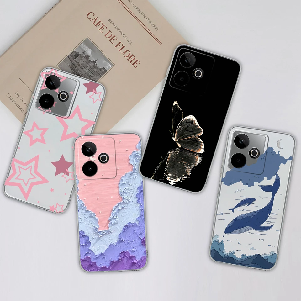 حافظة لهاتف OPPO Realme GT7 GT 7T Panda Puppy Duck مضادة للسقوط ومضادة للصدمات والغبار وواقي هاتف شفاف فريد لهاتف Realme gt7t Capa