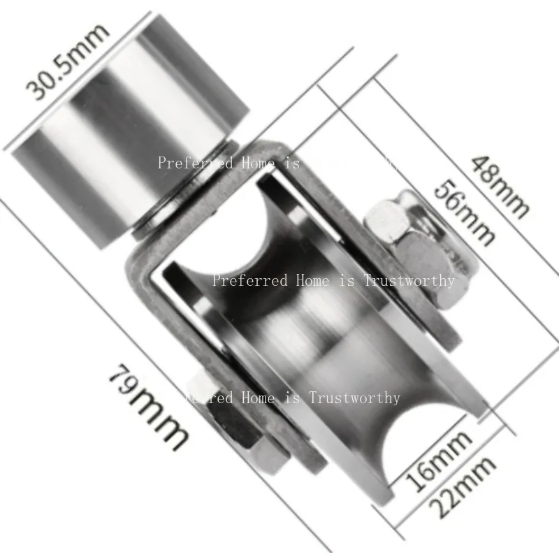 

Suitable for 304 Rotary Universal Track Wheel,Round Head Hat Head Pulley,Mobile Door,Lifting Bearing, Groove Wheel Accessories