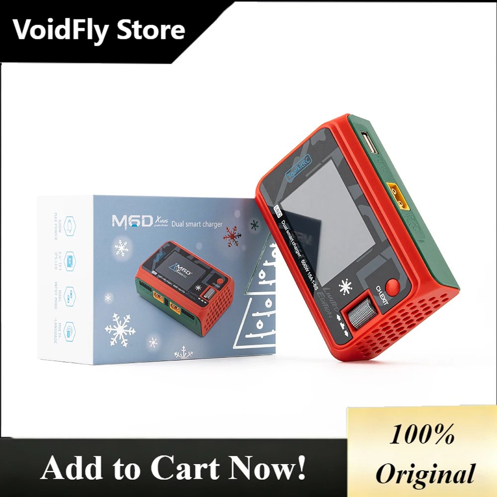 VoidFly M6D Serial Toolkit Mini U-AV Model Air-craft Hawaiian Mojito Plastic Model Dr-one with Charger Battery Charging Power Ac