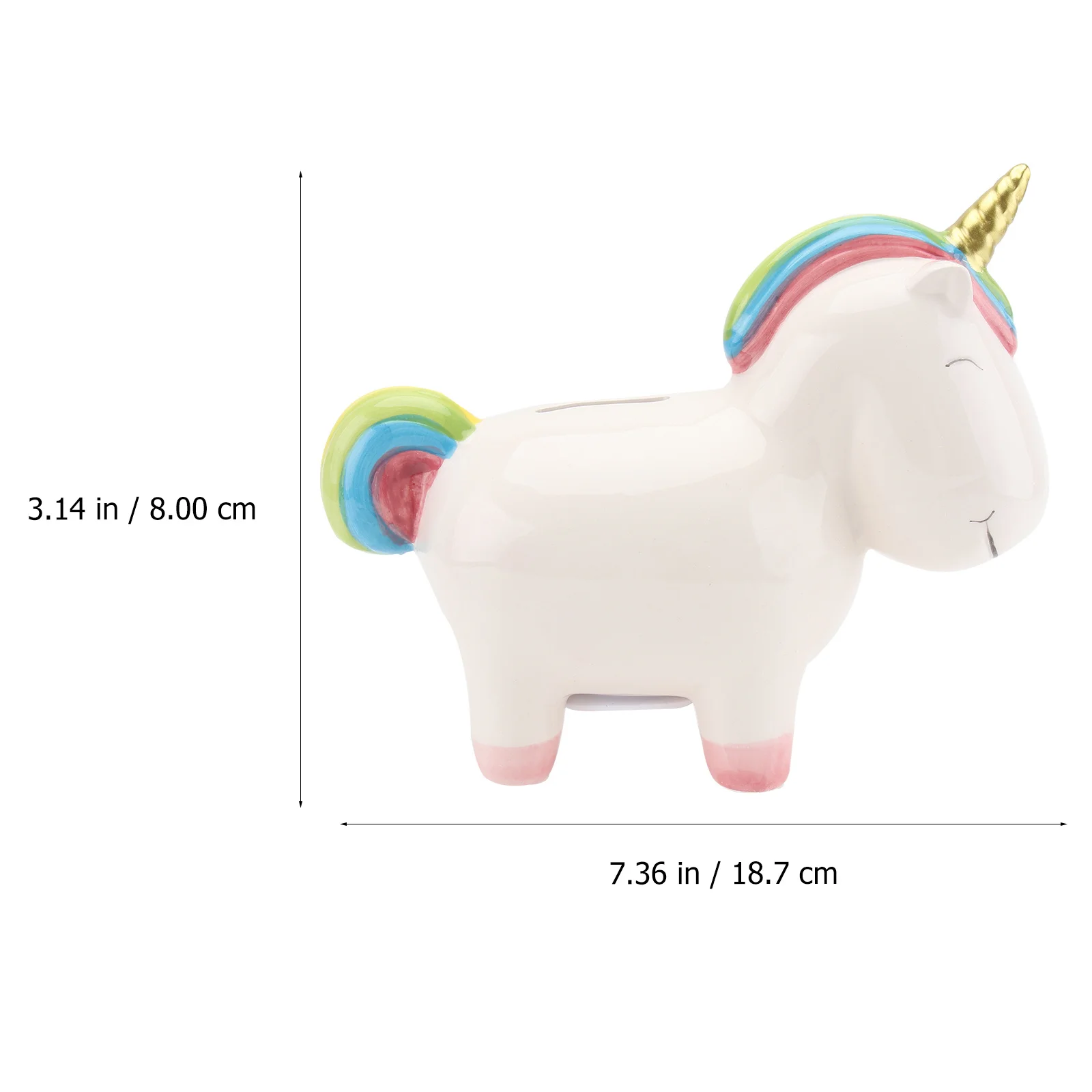 

Cartoon Saving Pot Ceramic Saving Jar Unicorn Saving Pot Home Saving Pot Household Piggy Bank