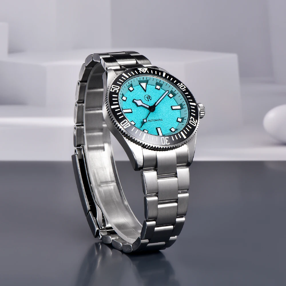 2025 جديد رولز تيمي الجليد الأزرق الهاتفي كرونوغراف ساعة كوارتز رياضية فاخرة الرجال الياقوت مرآة مقاوم للماء ساعة اليد الموضة #4