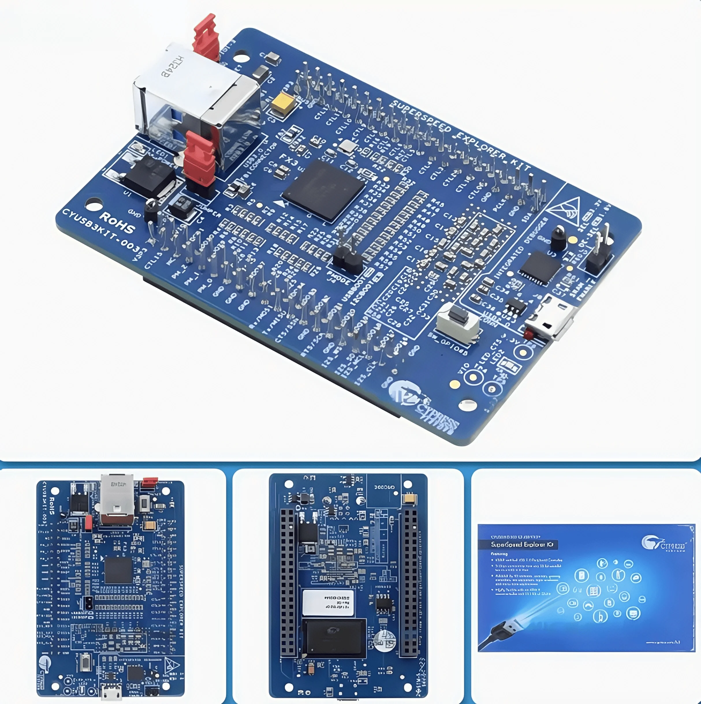 

CYUSB3KIT-003 EZ-USB FX3 Kit High-Speed ​​Interface Development Board Tool