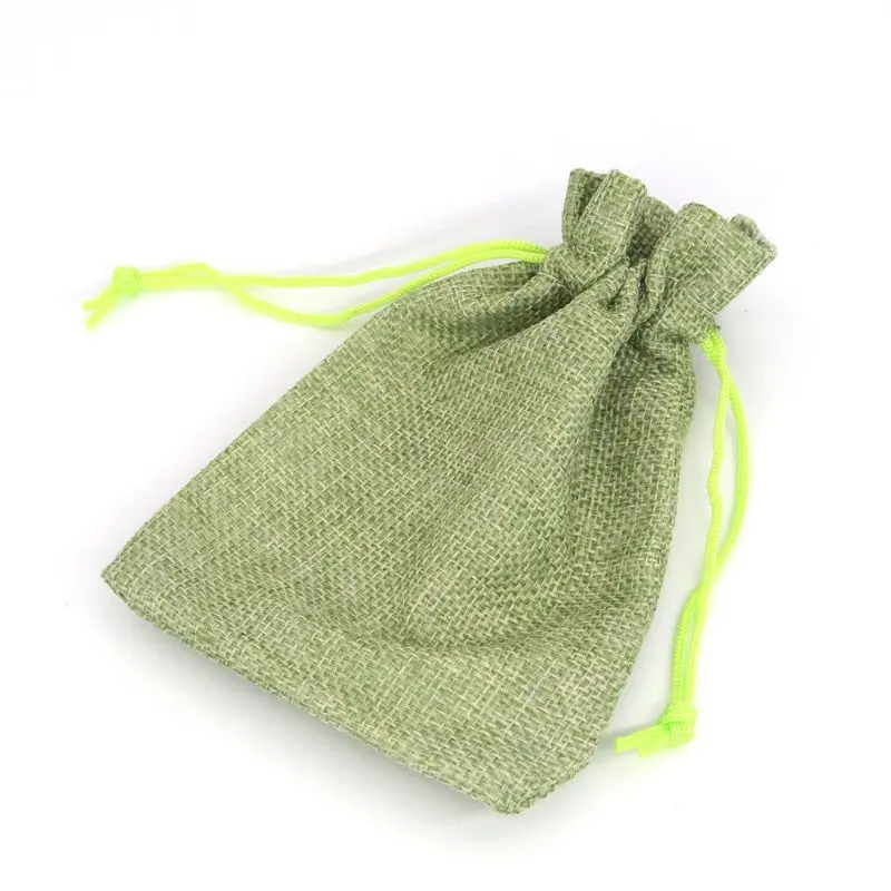 5Pcs/lot Jewelry Pouches Gift Bag and Packaging Fabric Drawstring Pouches For Jewelry Finding Wedding Engagement DIY Accessories