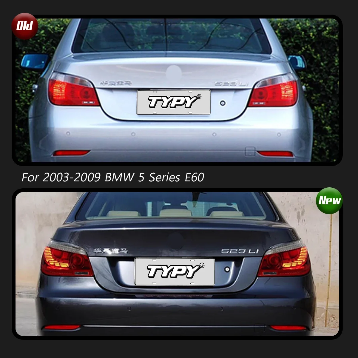 

TYPY Car Tail Lights For BMW 5 Series E60 2003-2009 LED Car Tail Lamps Daytime Running Lights Dynamic Turn Signals