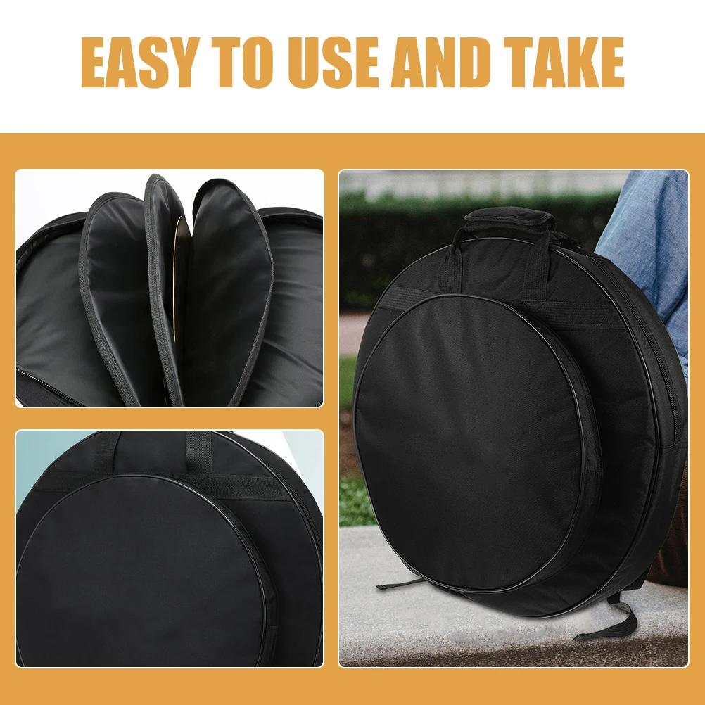 

Cymbal Bag Thick Sponge Superior Protection Portable Backpack Musical Instrument Storage Travel Drum Bags Outdoor Organizer