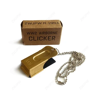 WW2 Exército dos EUA Airborne CRICKET CLICKER American D-Day Normandia Landing Para paraquedista Sinais