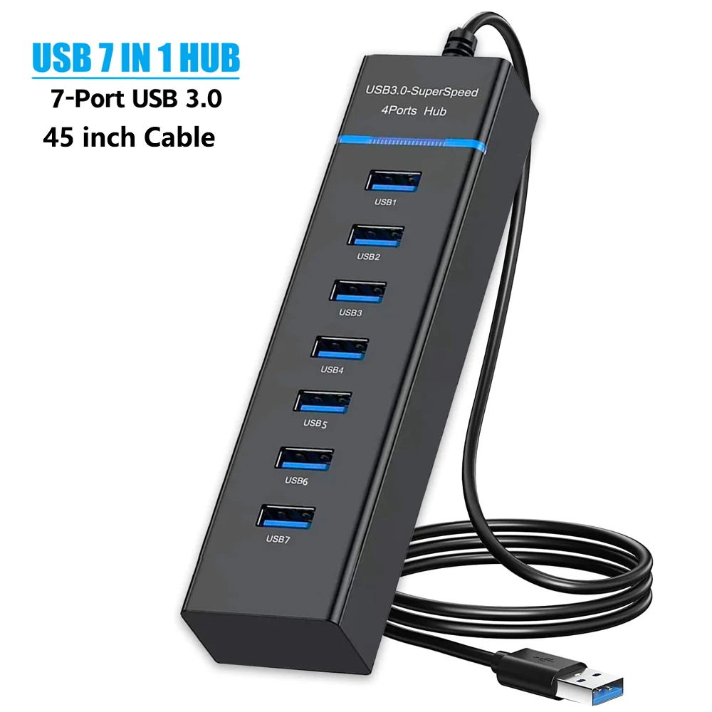 USB3.0 HUB 5Gbps High Speed Multi Extensor Splitter for MacBook Laptop PC Computer Accessories Usb Extension Hub