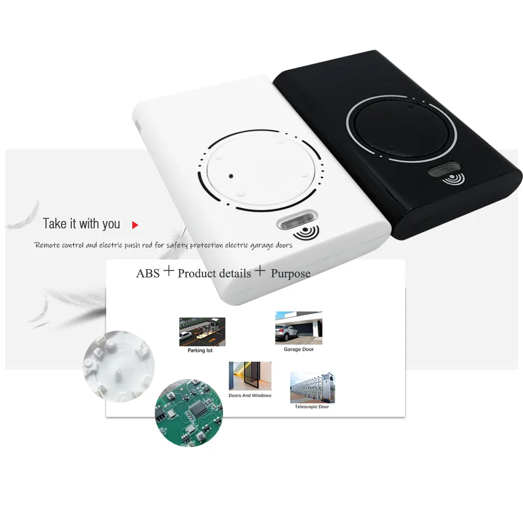 10PCS black 868 XT2 XT4 SLH LR Garage DoorRemote Compatible with 868MhzFrequency XT2 XT4 868 SLH, XT2 XT4868 SLH LR