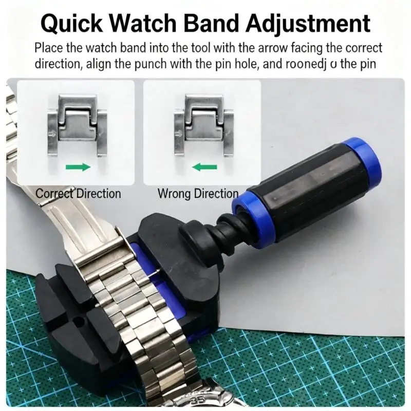 31BB Home Watch Repair Tool Set for Band Resize and Bracelet Pin Removal