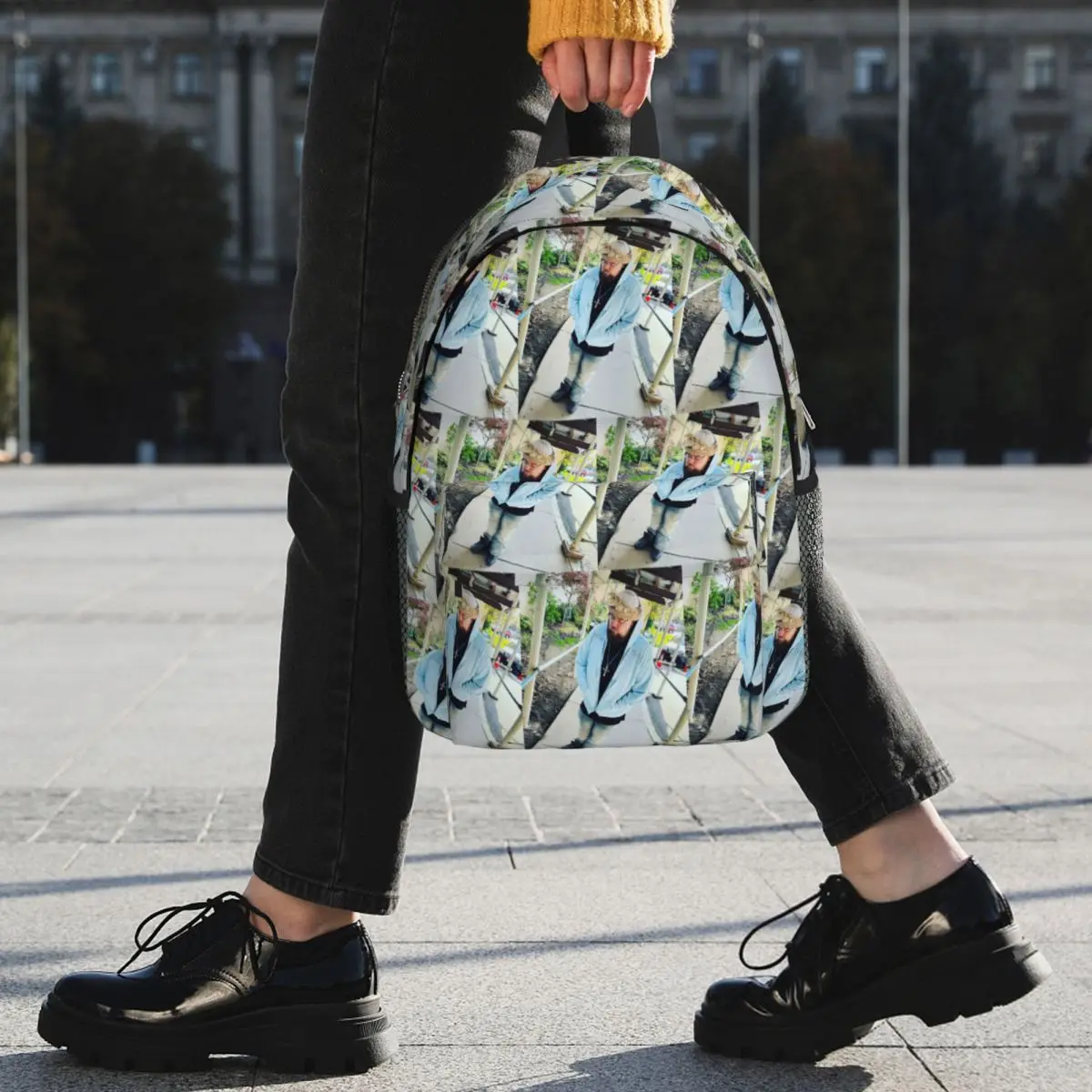 Joeyy Singer Vocalist Music Rapper Backpack Student BookBag Men Women School Bag Laptop Shoulder Bags