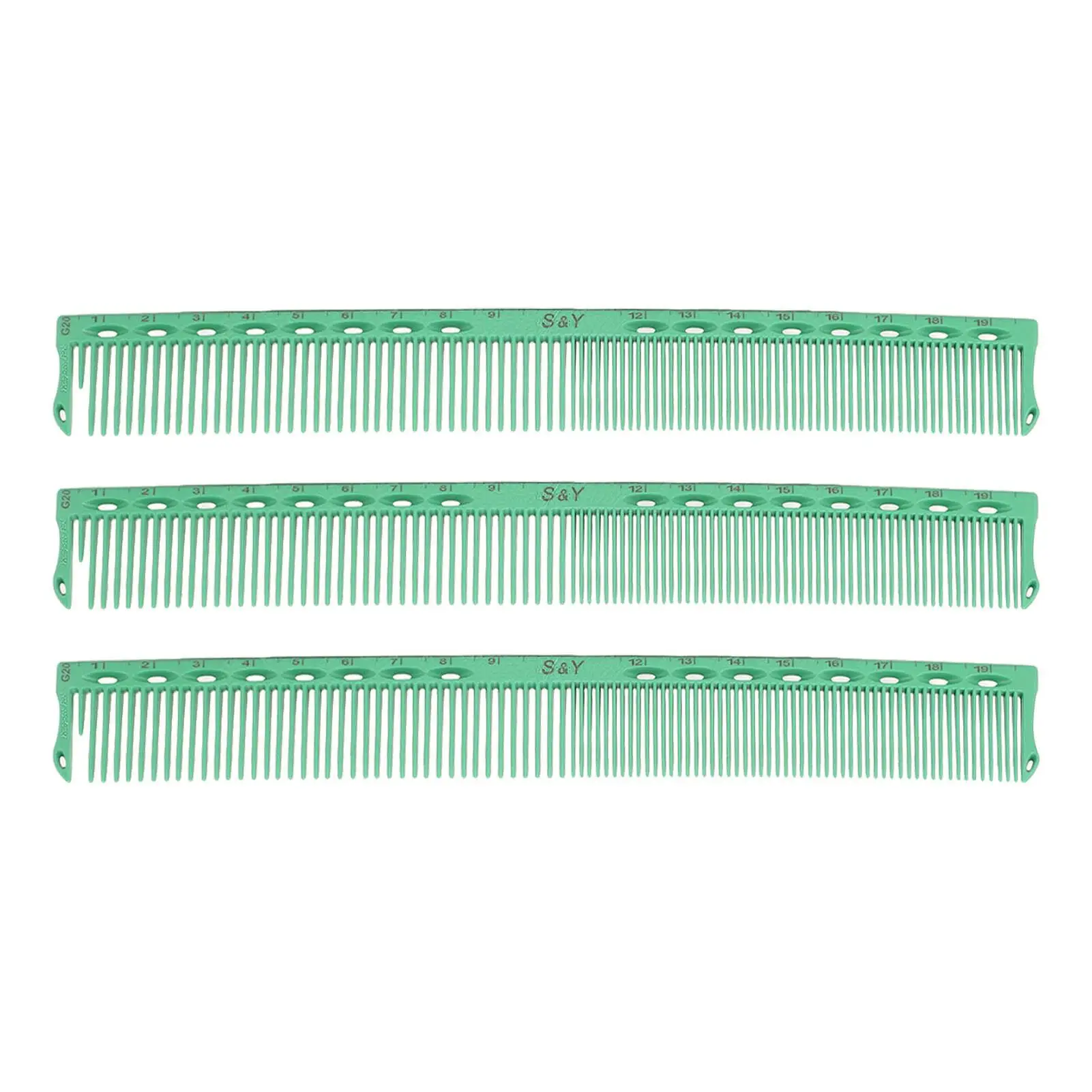 Eco-Friendly Hair Comb Set - Double-Sided Use for home & for barber Shop